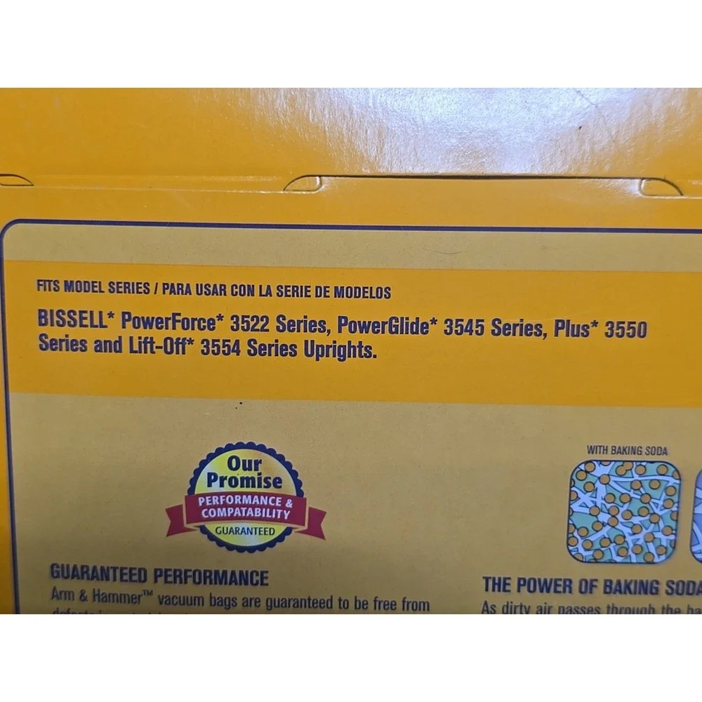 Bissell 7 Arm & Hammer Pet Fresh Odor Eliminating Vacuum Bags 3 pack NEW‎